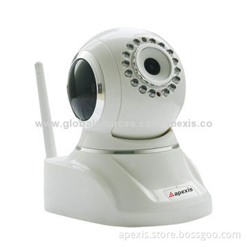 Wireless Smart Home 3x Zoom and PTZ Security IP Camera, PTZ/Wi-Fi/Free DDNS, Plug-and-play Function